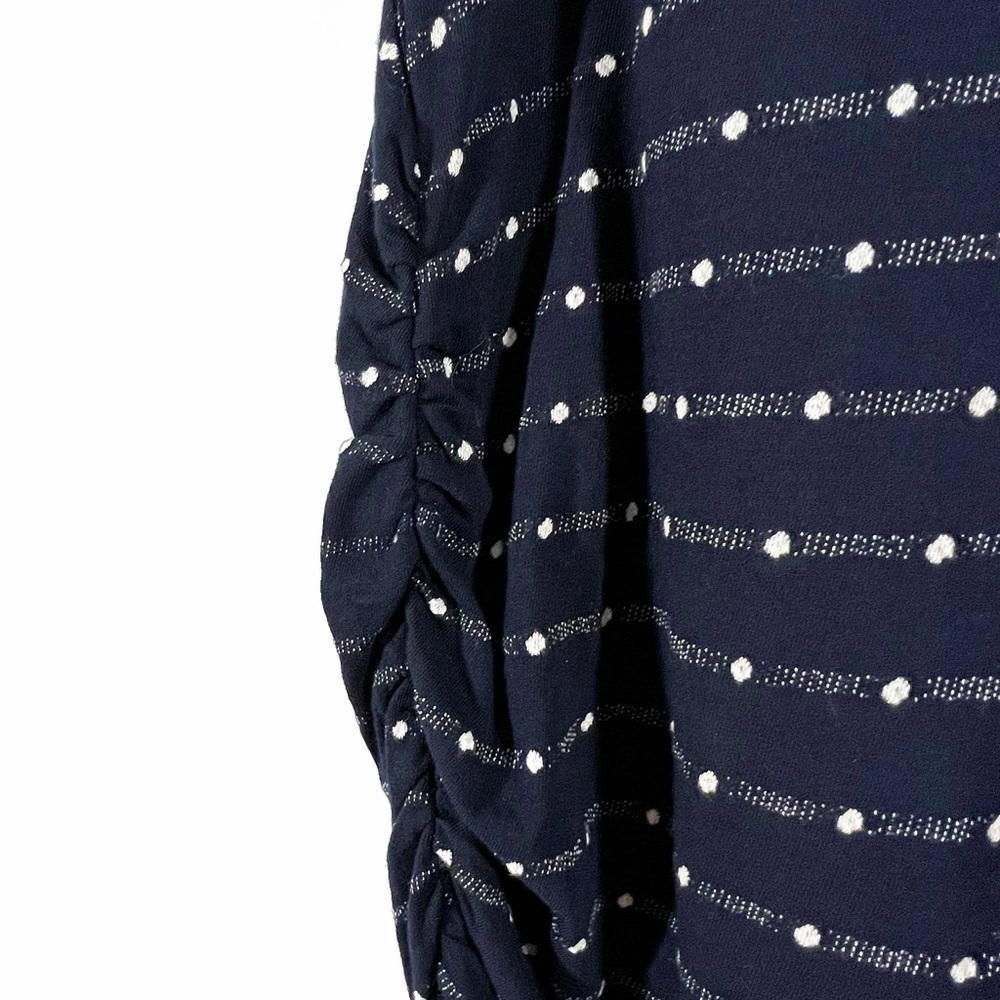 Anthropologie Caryn Black & White Polka Dot Mini Dress - Picture 8 of 12